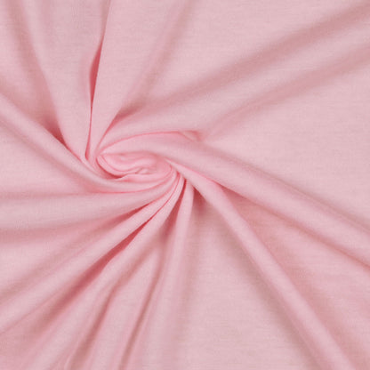 Pink Cotton and Rayon Jersey