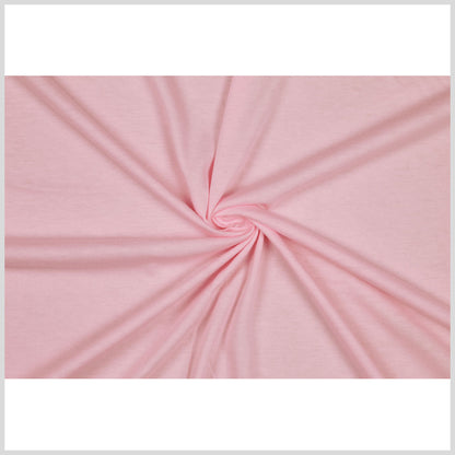 Pink Cotton and Rayon Jersey
