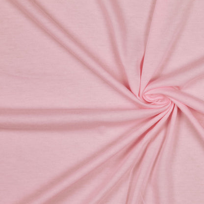 Pink Cotton and Rayon Jersey