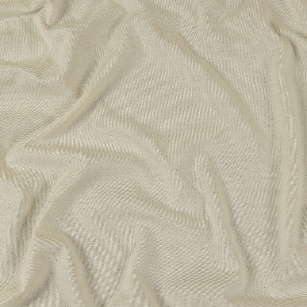Eggnog Natural Flecks Cotton Jersey