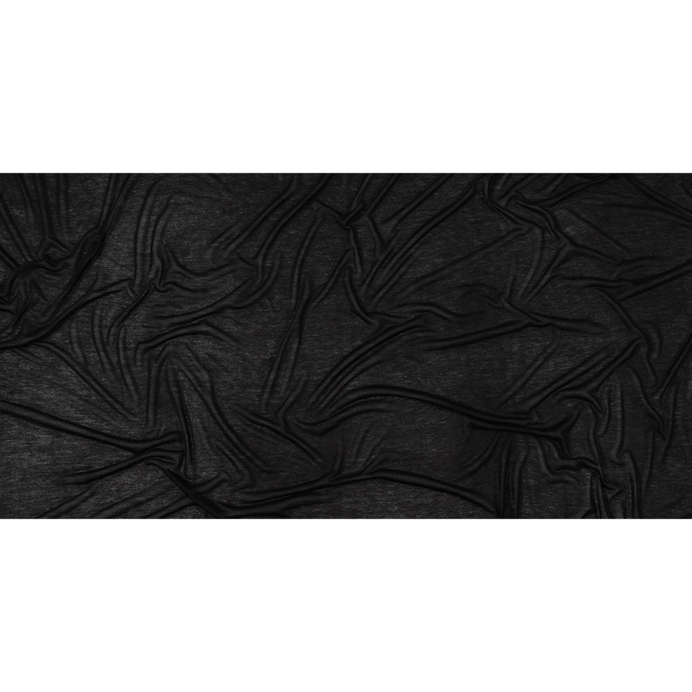 Black Lightweight Rayon Jersey Full