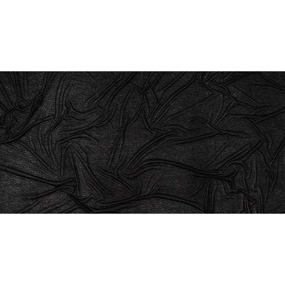 Black Lightweight Rayon Jersey Full