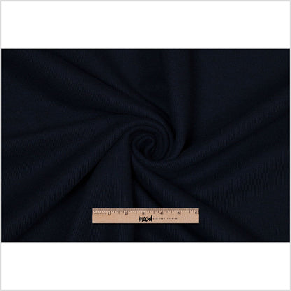 Navy Cotton Polyester Knitted Fleece Full