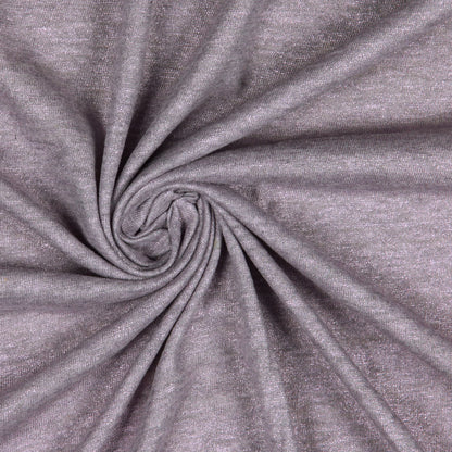Metallic Lavender Cotton Jersey Detail