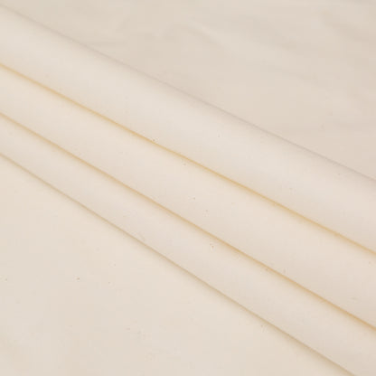 Ivory Twill Cotton Blended Stiffener Folded