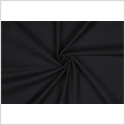 Black Stretch Brushed Cotton Woven Full