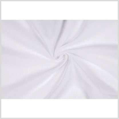 White Cotton-Polyester Voile Full