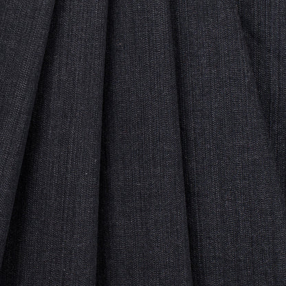 Charcoal Stretch Cotton Denim
