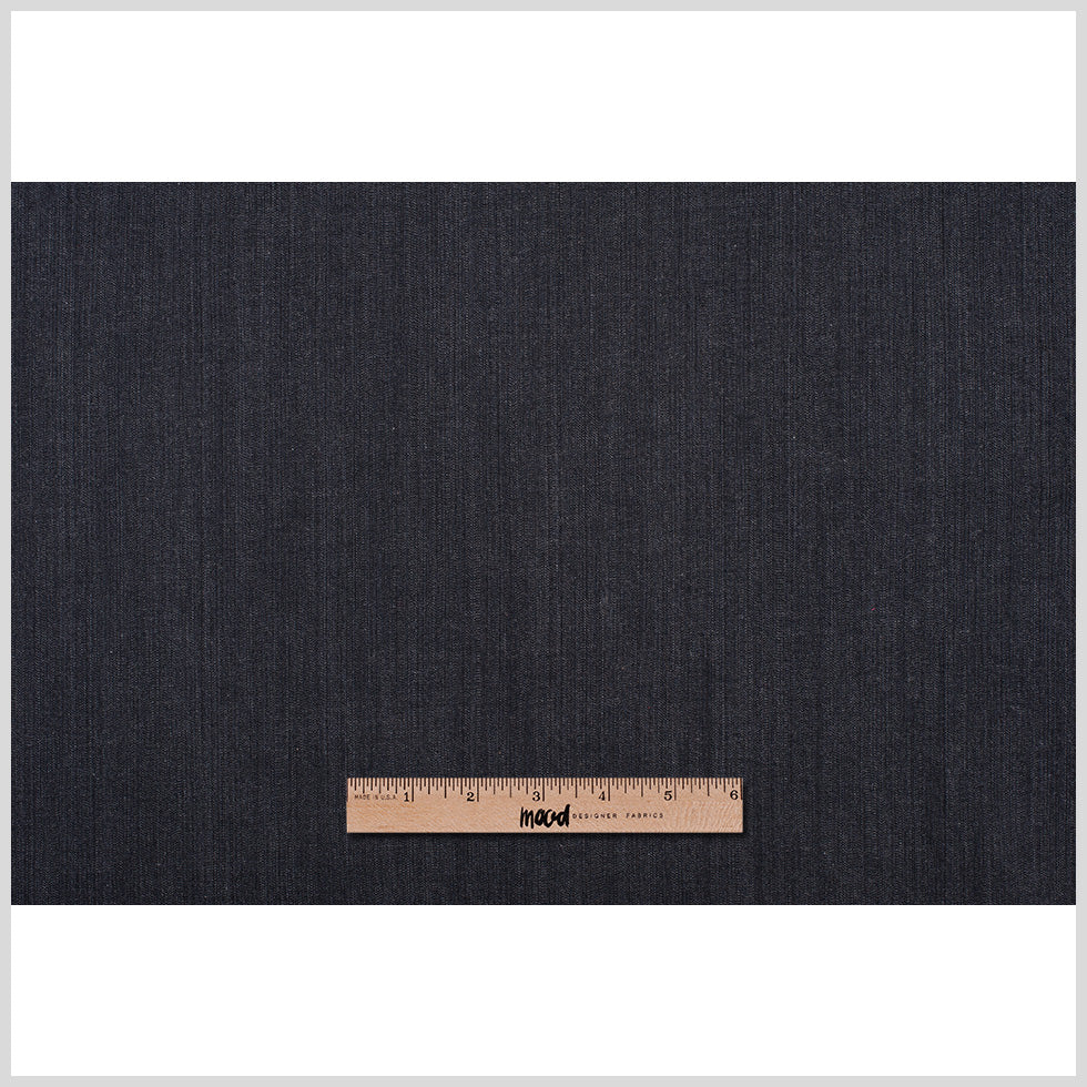 Charcoal Stretch Cotton Denim