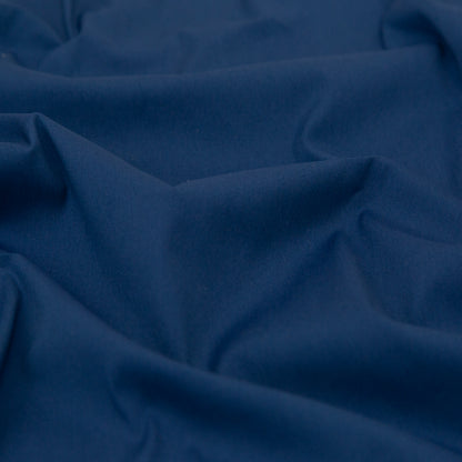 Navy Peony Stretch Lightweight Cotton Sateen Detail
