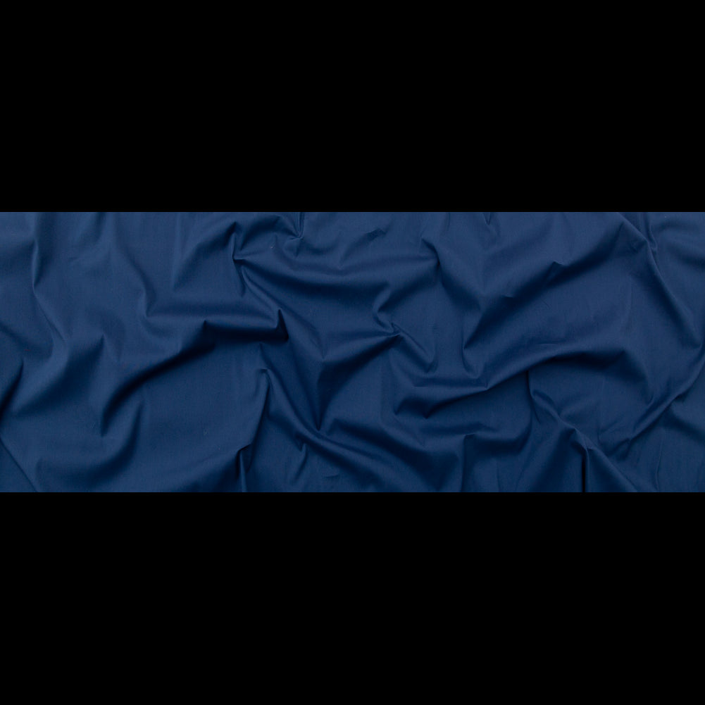 Navy Peony Stretch Lightweight Cotton Sateen Full