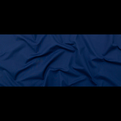 Estate Blue Stretch Cotton Poplin Full