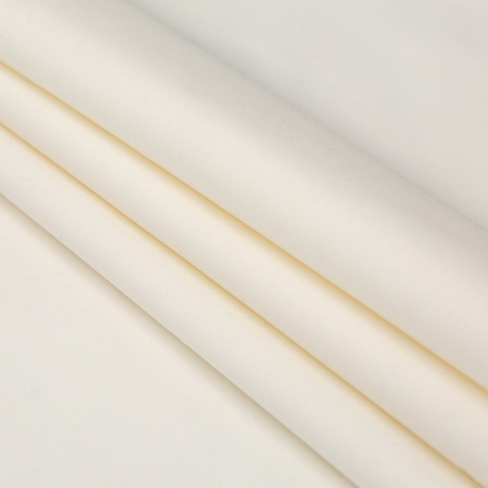 Whisper White Stretch Cotton Poplin Detail