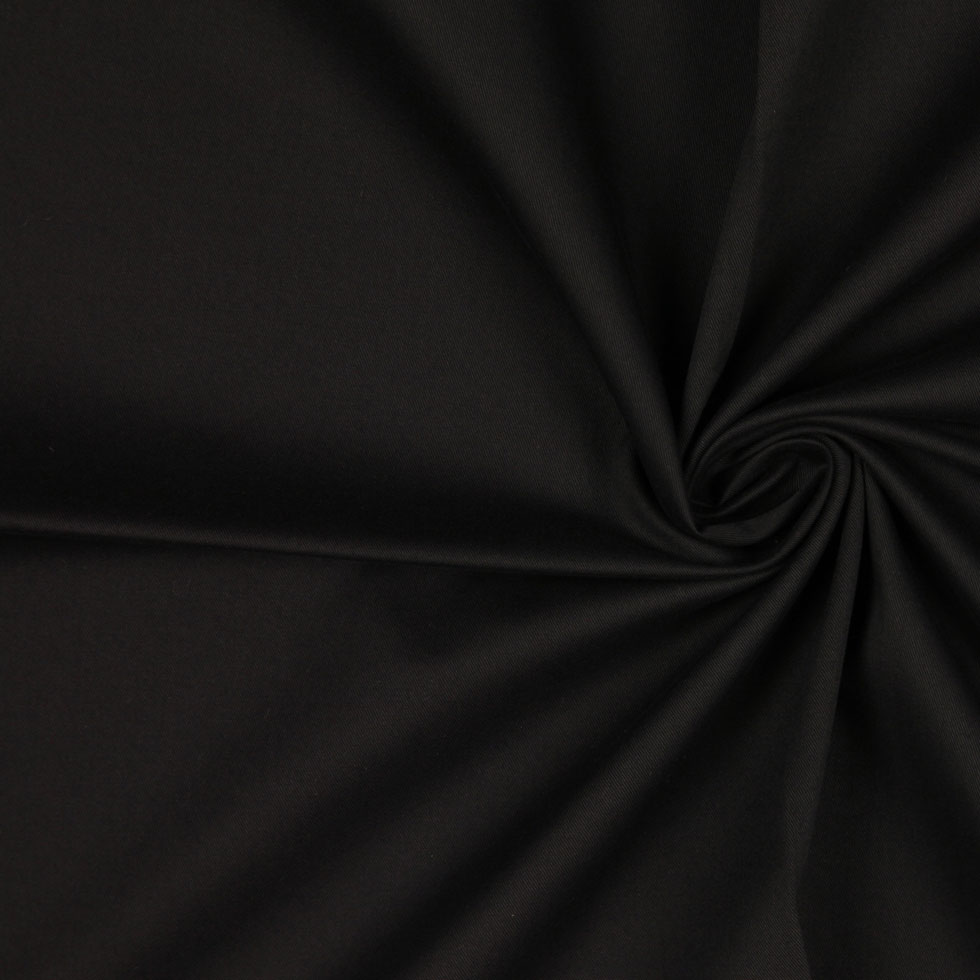 Theory Black Cotton-Lycra Cotton Twill