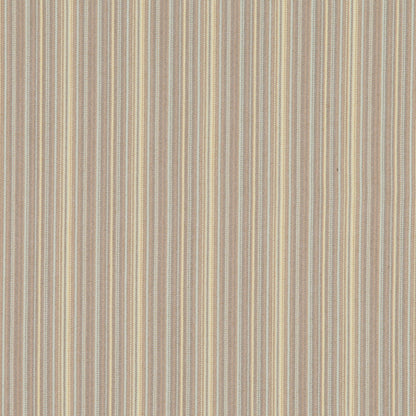 Italian Beige and Yellow Barcode Striped Stretch Cotton Suiting Detail