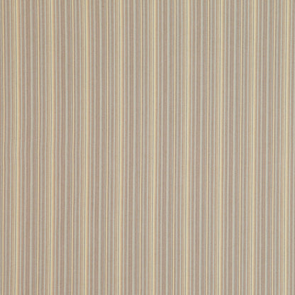 Italian Beige and Yellow Barcode Striped Stretch Cotton Suiting
