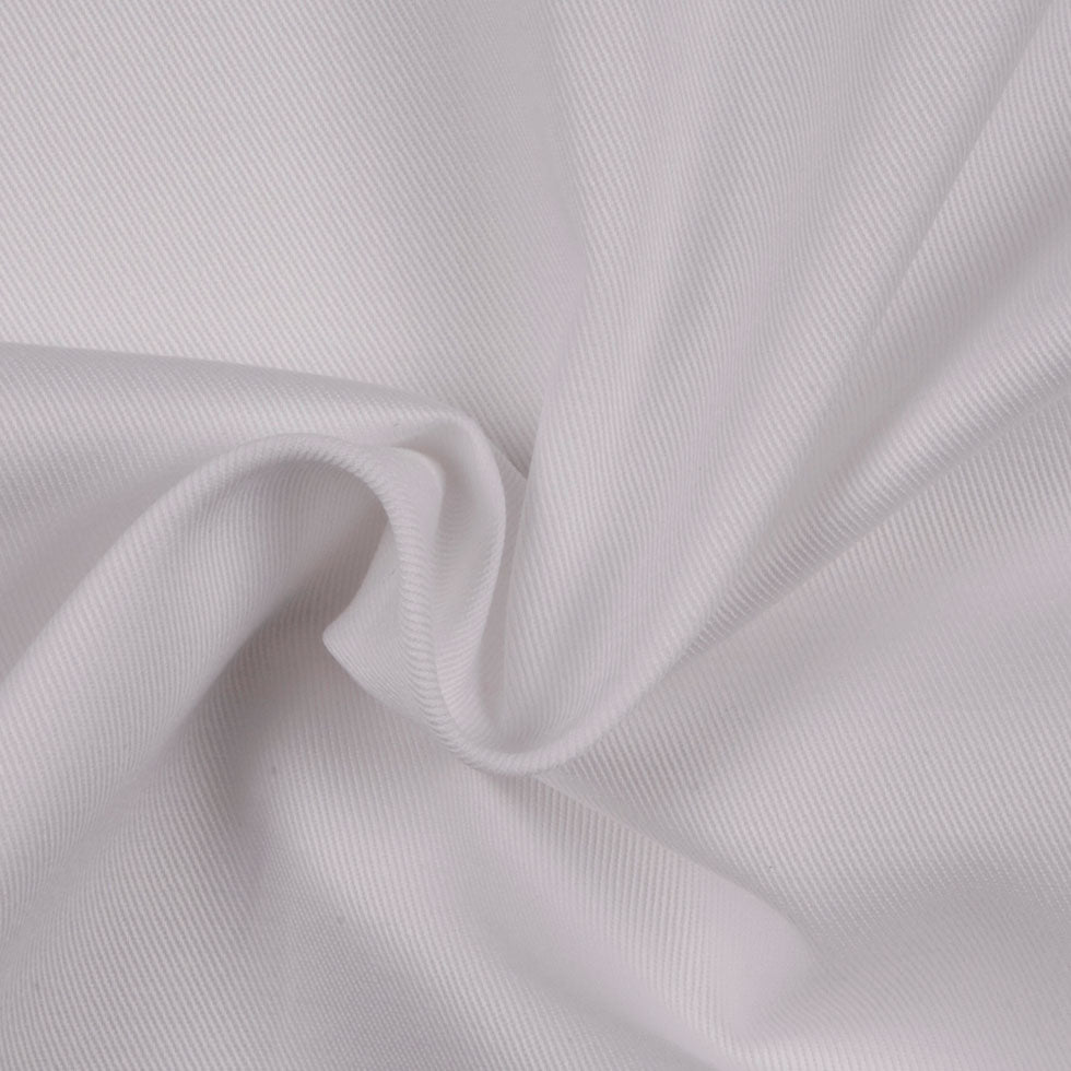 Organic Cotton Twill - White - Stratton Collection
