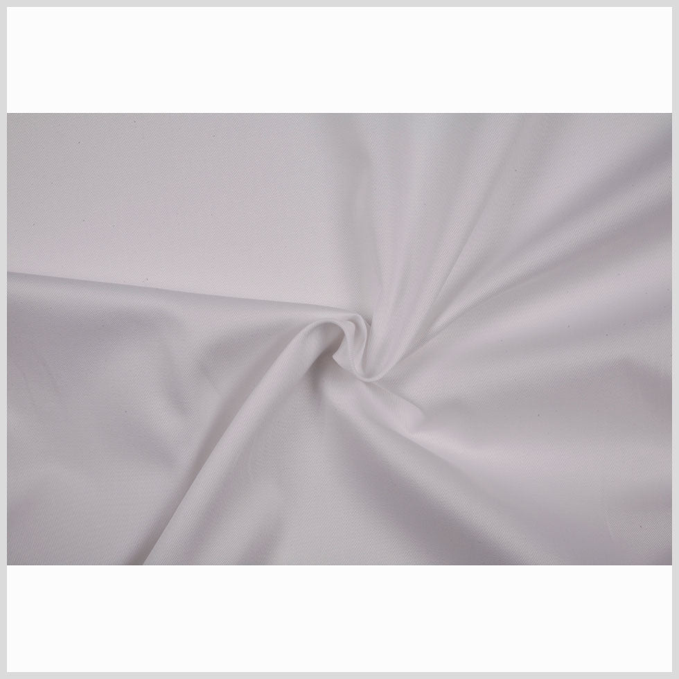 Organic Cotton Twill - White - Stratton Collection