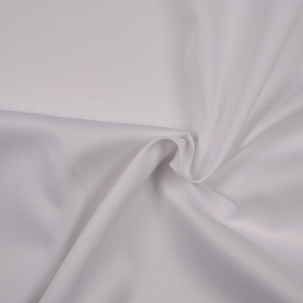 Organic Cotton Twill - White - Stratton Collection