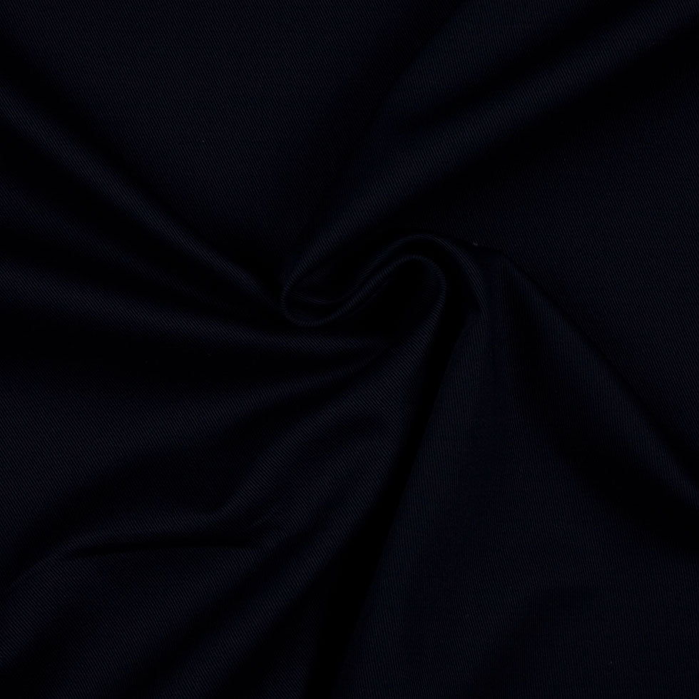Organic Cotton Twill - Black - Stratton Collection
