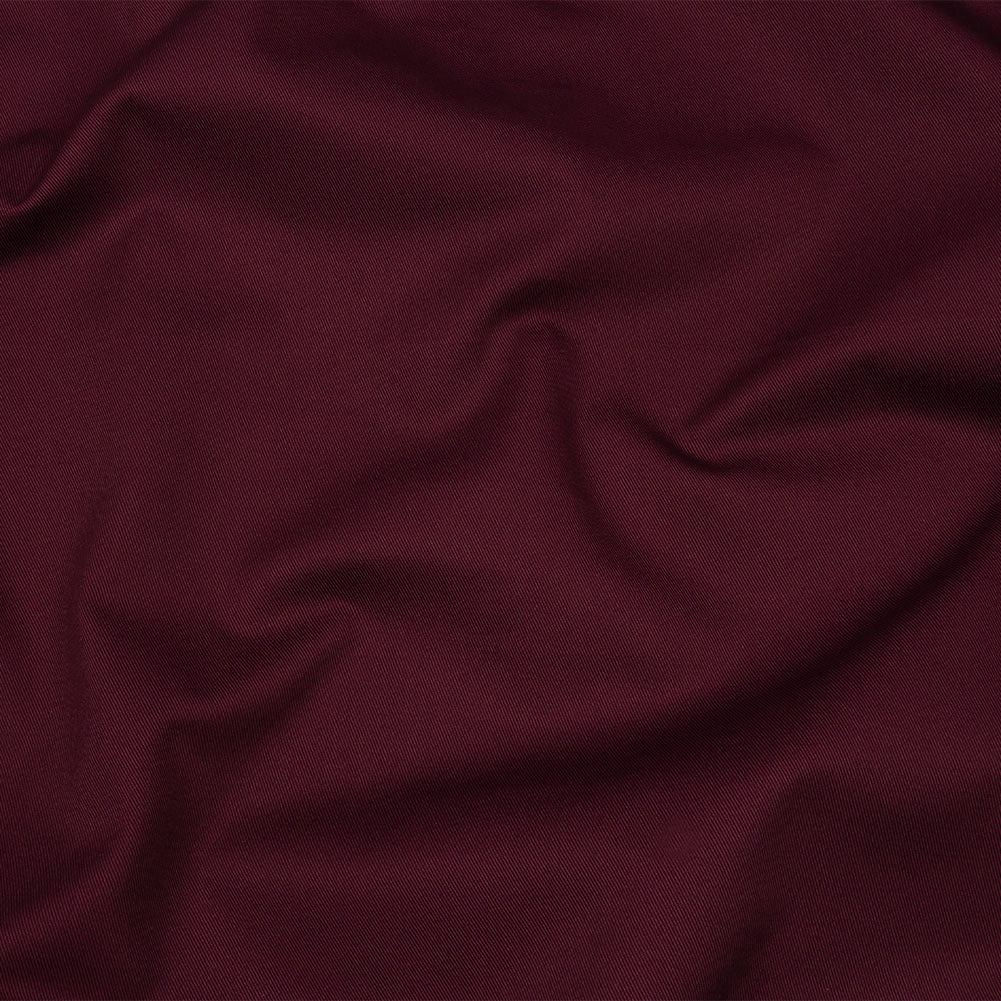 Organic Cotton Twill - Maroon - Stratton Collection