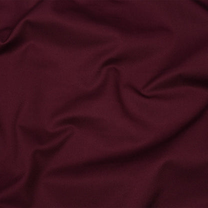 Organic Cotton Twill - Maroon - Stratton Collection