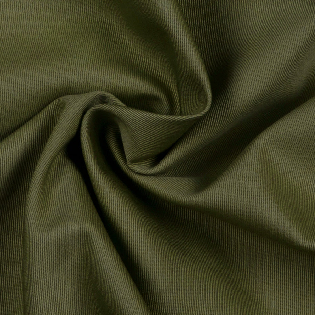 Organic Cotton Twill - Olive - Stratton Collection - Blog