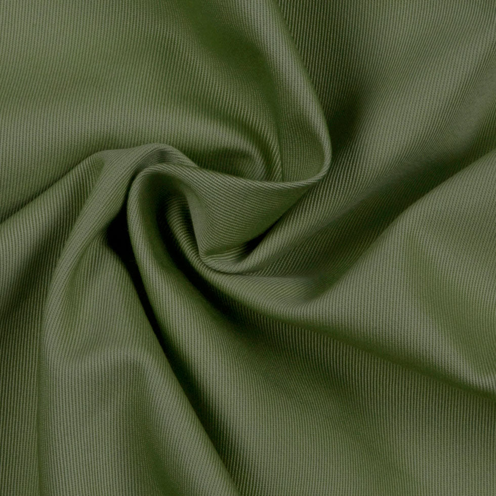Organic Cotton Twill - Olive - Stratton Collection