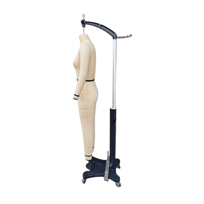 Heavy Duty Full Body Women's Dress Form by French European - Includes Hydraulic EZ Lift Stand - Sizes 2-20