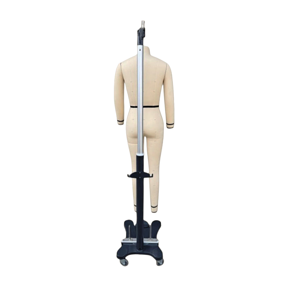 Heavy Duty Full Body Women's Dress Form by French European - Includes Hydraulic EZ Lift Stand - Sizes 2-20 - Full