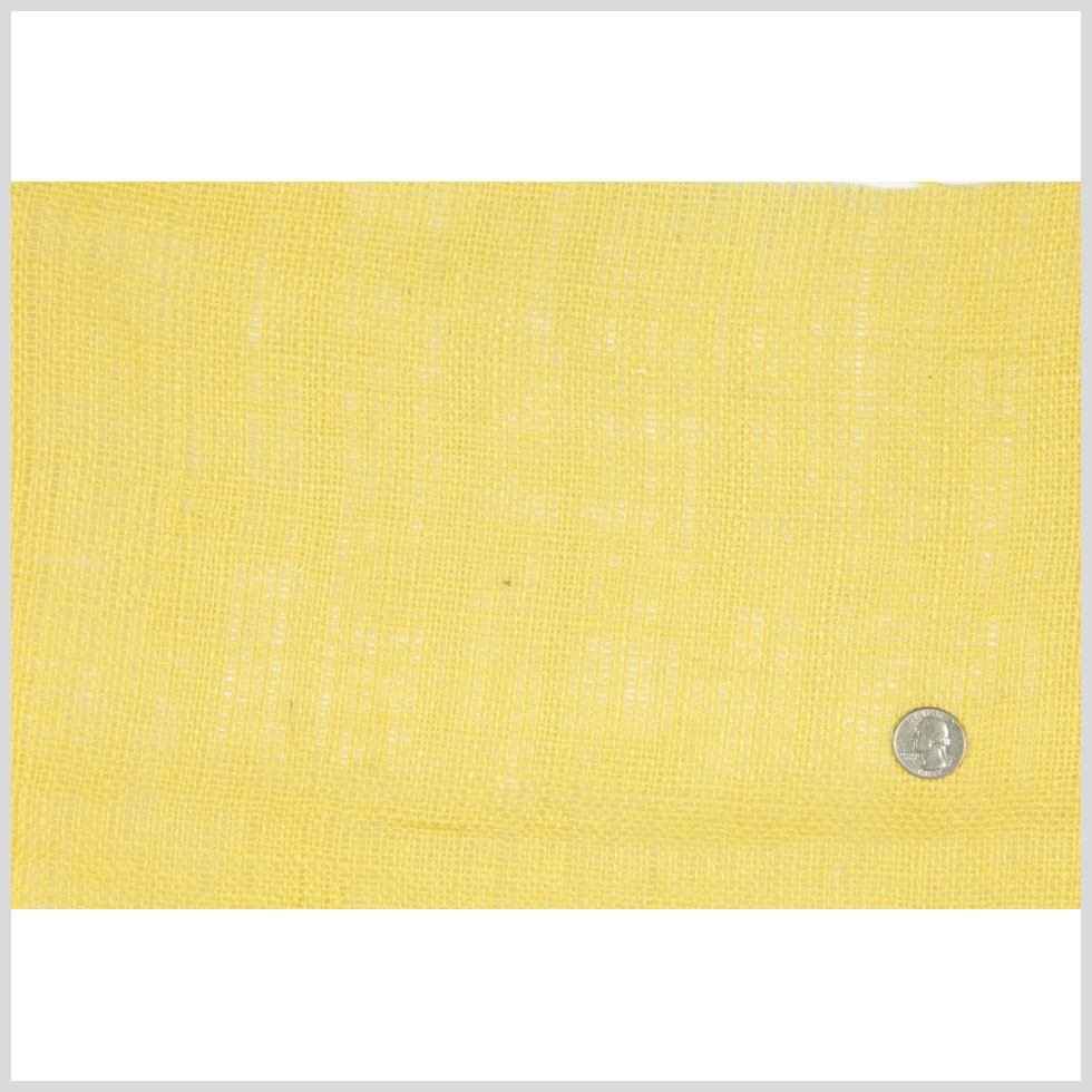 Buttercup Yellow Jute Burlap Full