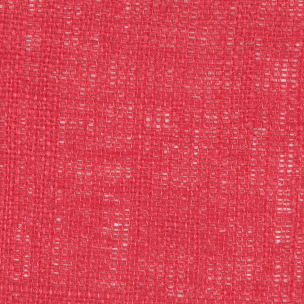 Hibiscus Red Jute Burlap Detail