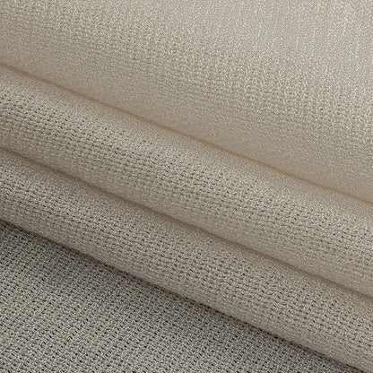 Italian Off-White Rayon and Acetate Tactile Woven Folded
