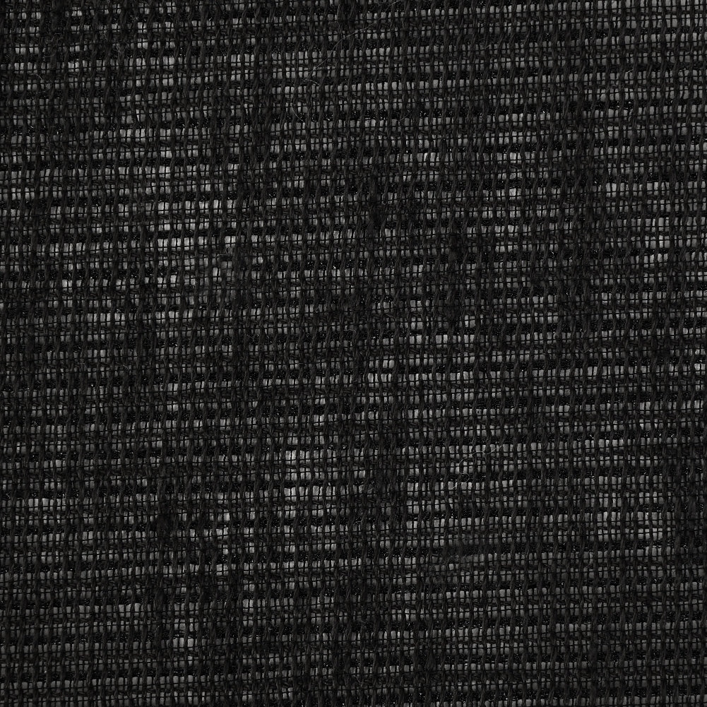 Italian Black Stiff Gazar Detail