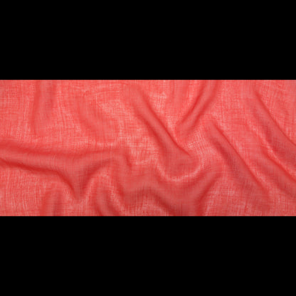 Loosely Woven Coral Linen Full