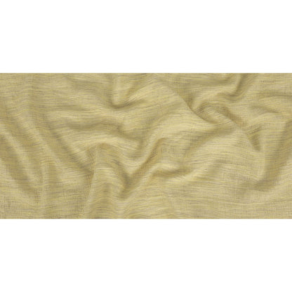 Pale Lemon, Ivory and Beige Striated Crinkled Linen and Polyester Double Cloth Full