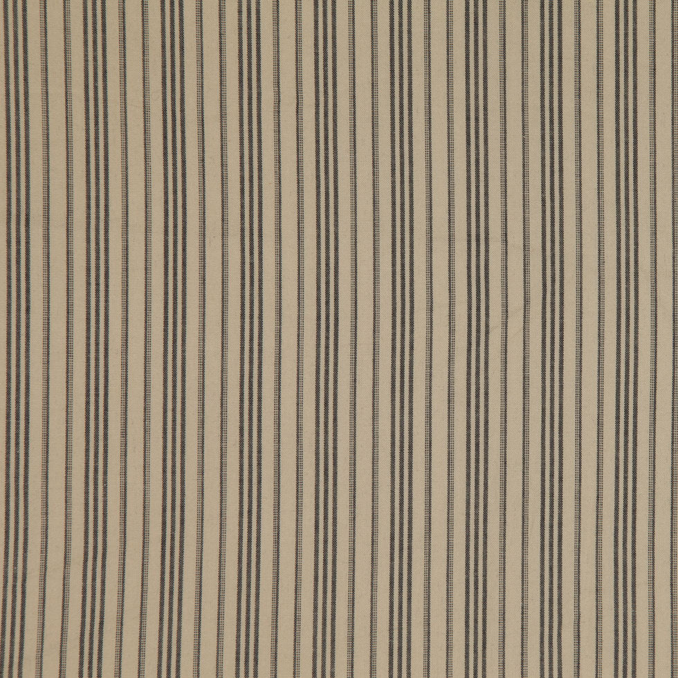 Beige/Black Cotton Linen Shirting