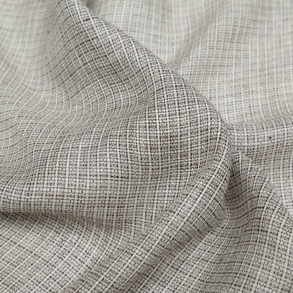 White and Black Tweed Linen Scrim Detail