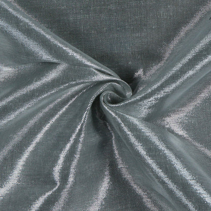 Metallic Silver Solid Lame & Metallic Detail