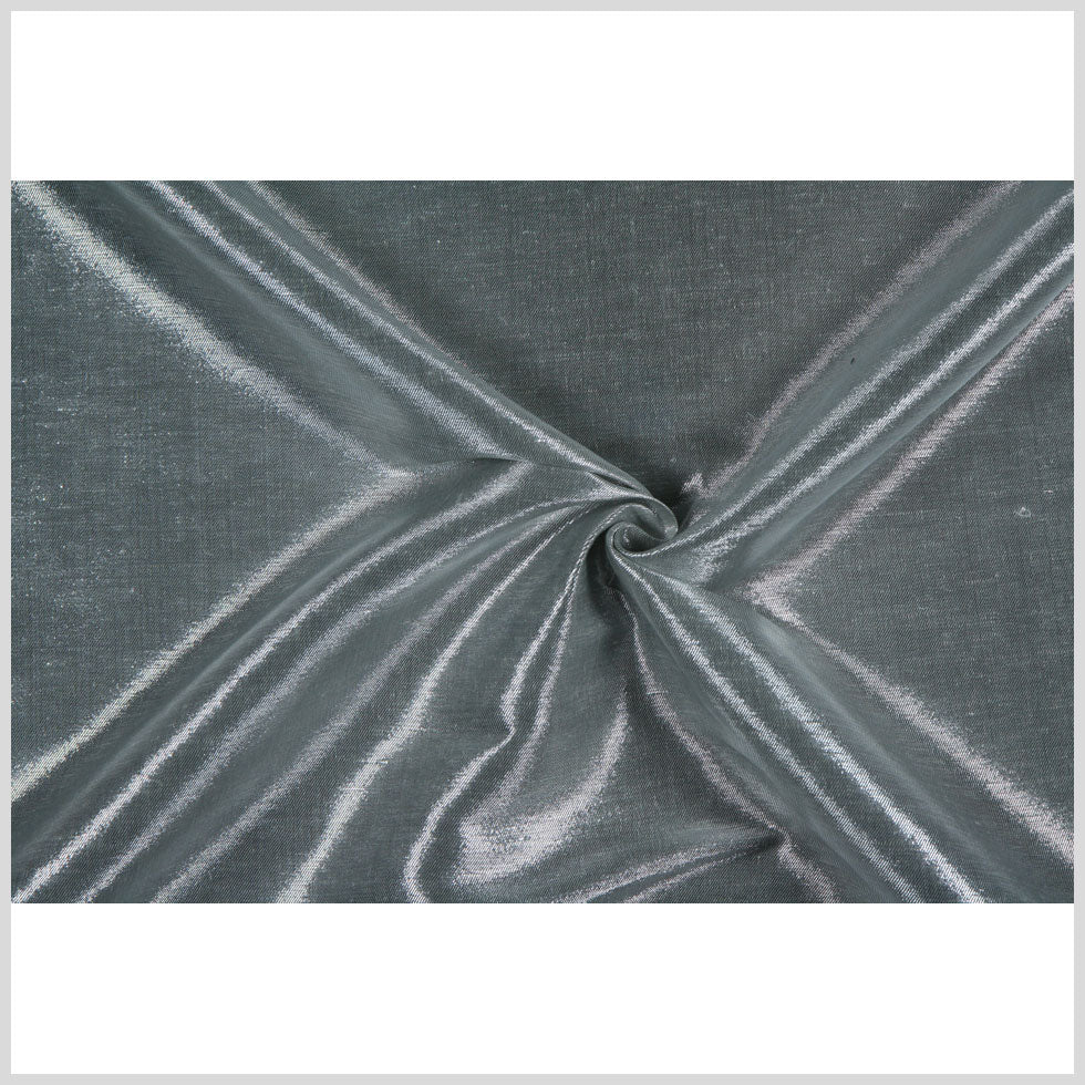 Metallic Silver Solid Lame & Metallic Full