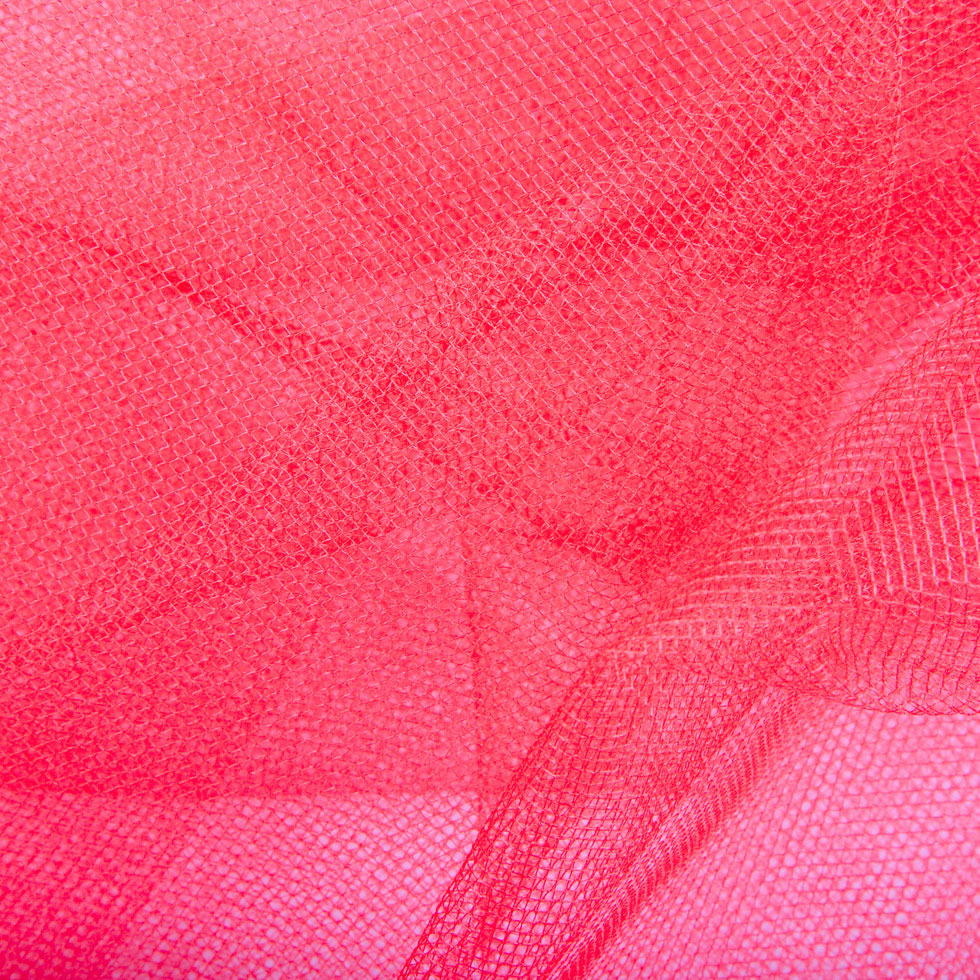 Diamond Net Nylon Tulle - Red - Kaitlyn Collection