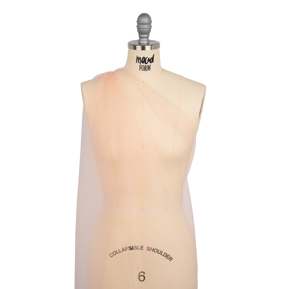 Nylon Tulle 108" - Peach - Pavlova Wide Collection
