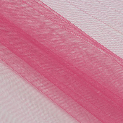 Nylon Tulle 108" - American Beauty - Pavlova Wide Collection Folded