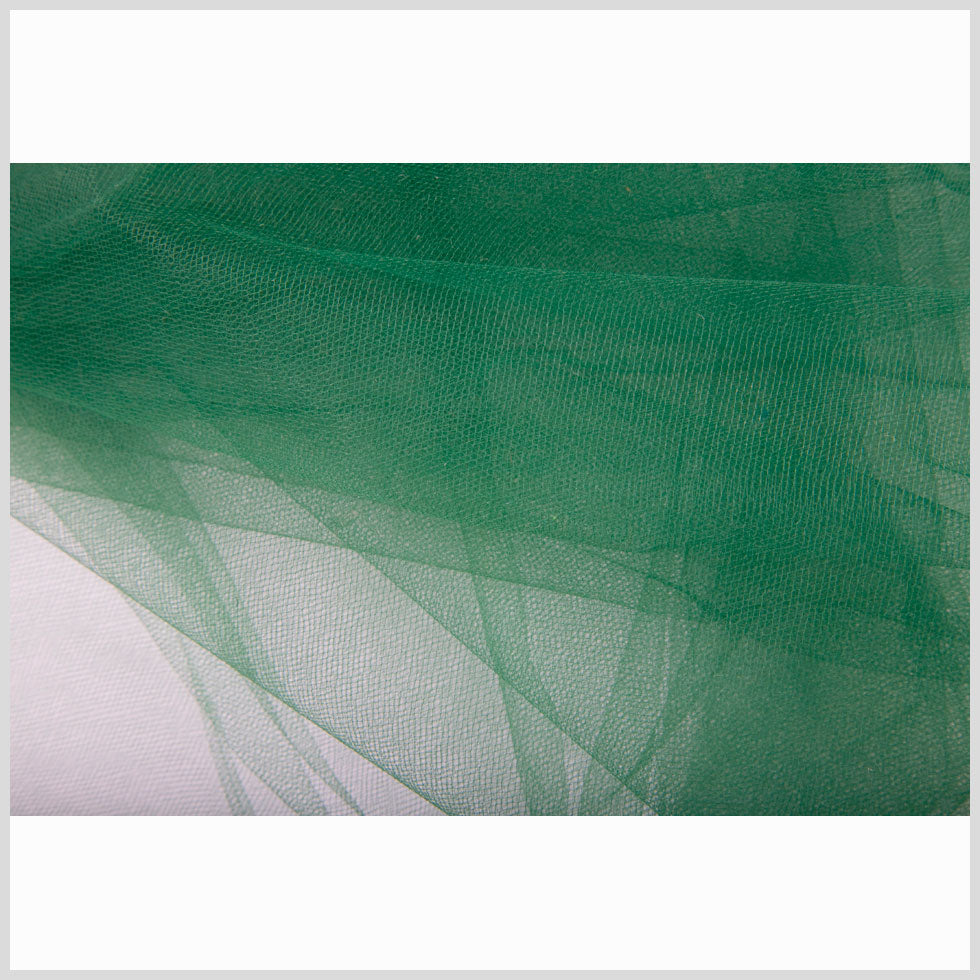 Nylon Tulle 108" - Emerald - Pavlova Wide Collection Full