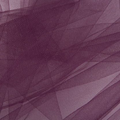 Nylon Tulle 108" - Eggplant - Pavlova Wide Collection
