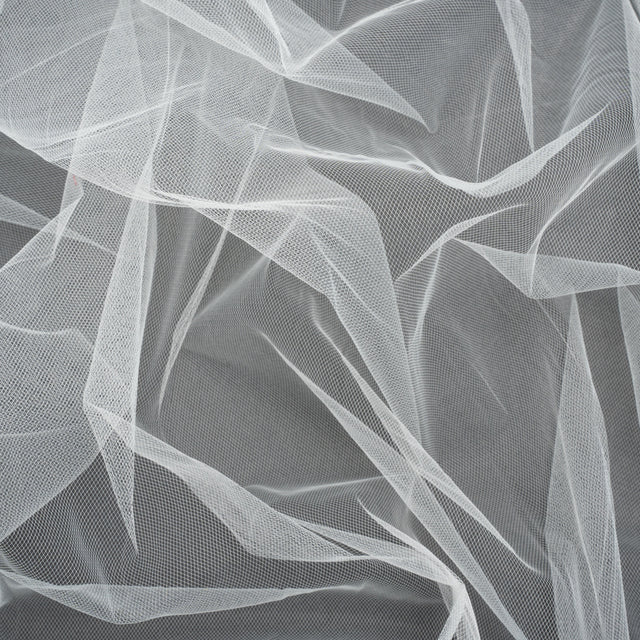 Nylon Tulle 108" - Ivory - Pavlova Wide Collection