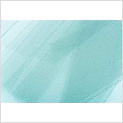 Nylon Tulle 108" - Aqua - Pavlova Wide Collection Full