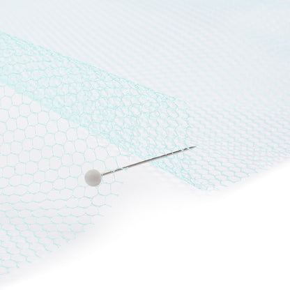 Nylon Net Tulle - Aqua - Gianna Collection Detail