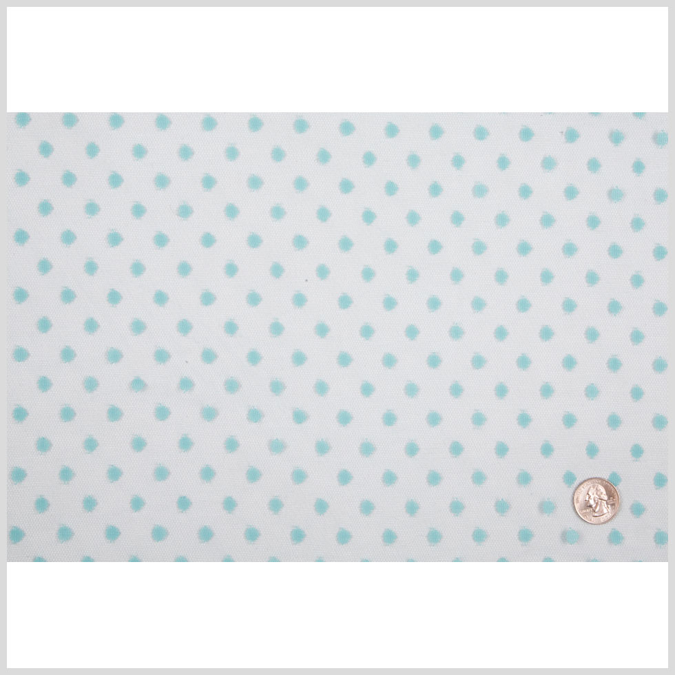 Polka Dots Tulle Crinoline - Seafoam Full