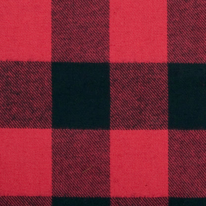 Black/Red Plaid Flannel Detail
